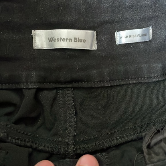 Black Flared Bootcut Jeans - Picture 3 of 6